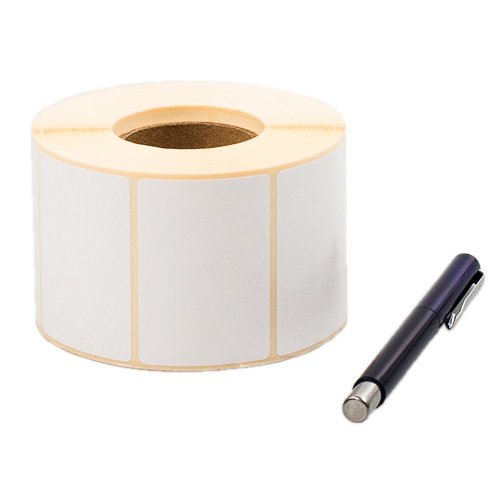 Полиэстеровая этикетка PET White TOP S8015 58 х 60 мм (1 ряд, 3000 шт, втулка 76)