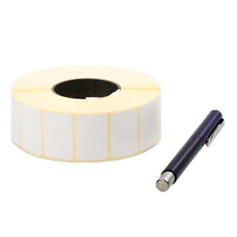 Полиэстеровая этикетка PET White TOP S8015 30 х 20 мм (1 ряд, 2000 шт, втулка 40)