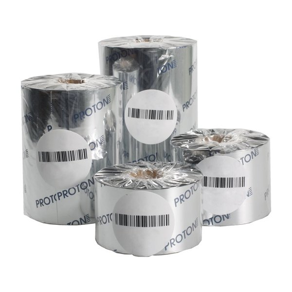 Термотрансферная лента Proton WX95, 100 мм x 300 м, Wax, OUT