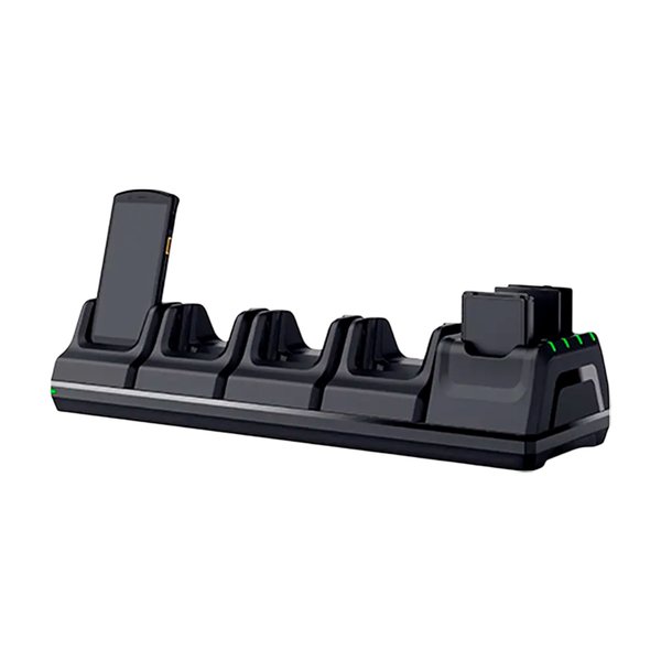 Зарядная станция Urovo заряжающая 4 АКБ и 4 ТСД для DT66, зарядка с чехлом